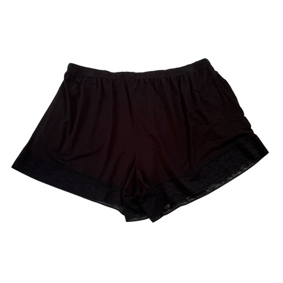 Tommy John Second Skin Lounge PJ Shorts with Pockets and Lace Trim Black Size L - Picture 10 of 10